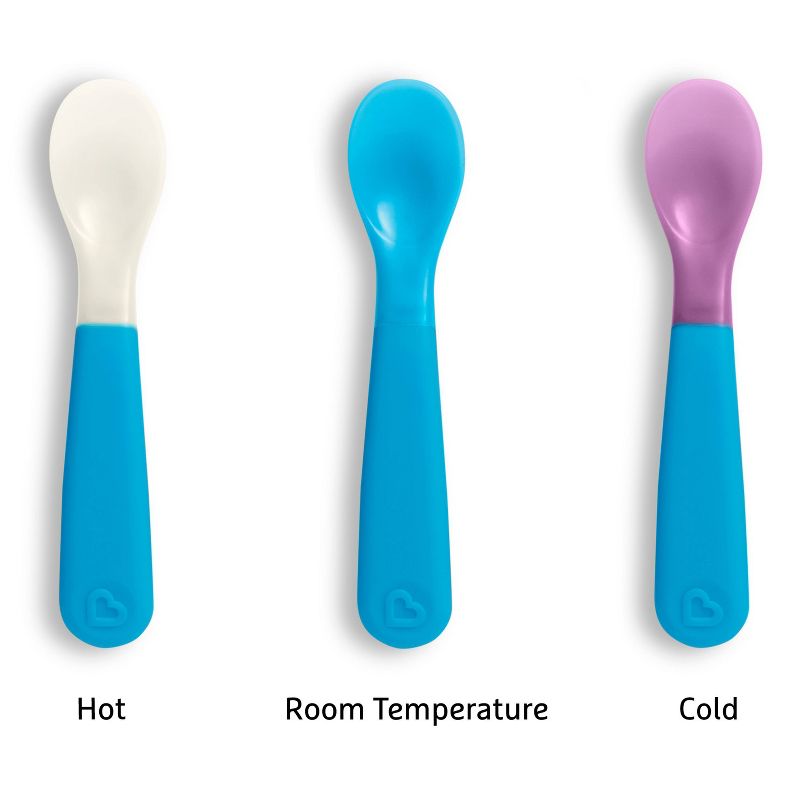 Munchkin ColorReveal Color Changing Toddler Forks and Spoons - 6pk, 2 of 9