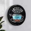 Flash Furniture Canterbury Round Wall Mounted Magnetic Chalkboards for Home or Business with Eraser and Chalk, Set of 2 - 4 of 4