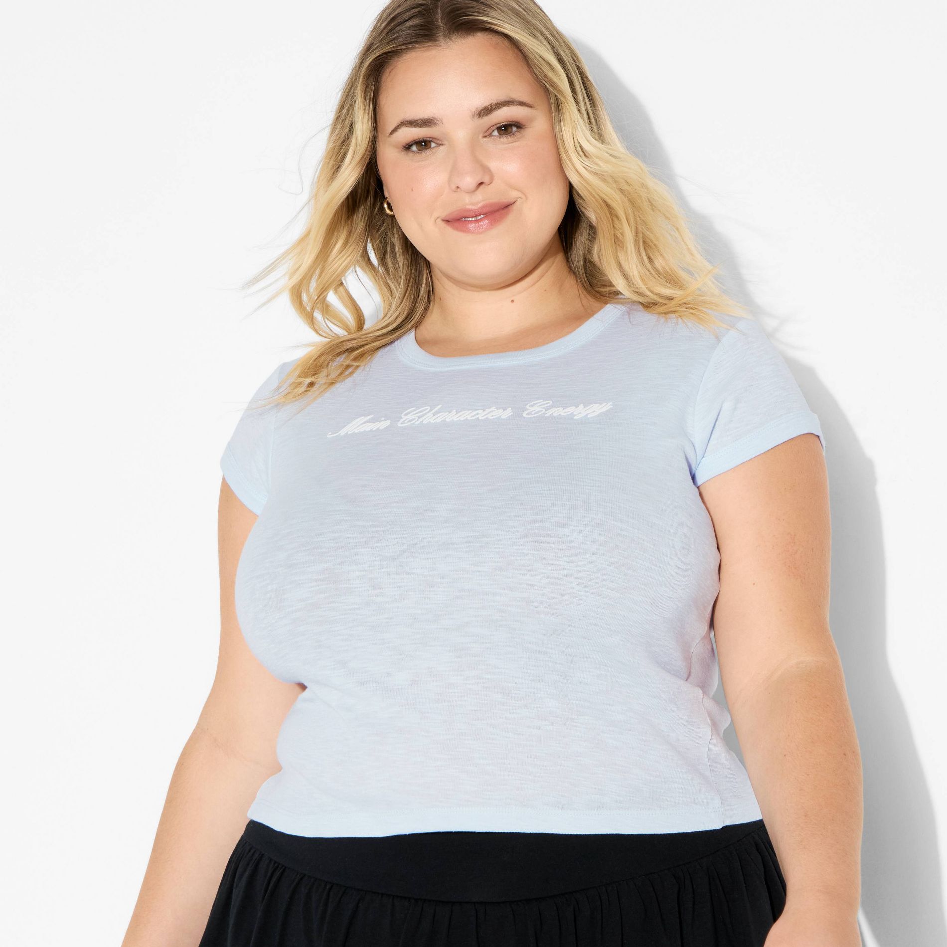 Women's Short Sleeve Roundneck T-Shirt - Wild Fable™