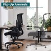CAVINAS High Back Mesh Home Office Desk Chair with Flip-Up Armrests, Ergonomic Office Chair, 360° Swivel & Recline, Computer Chair - 3 of 4