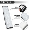 Unique Bargains Universal Car Seat Belt Cover 9.06"x2.48" 1 Pair - 4 of 4