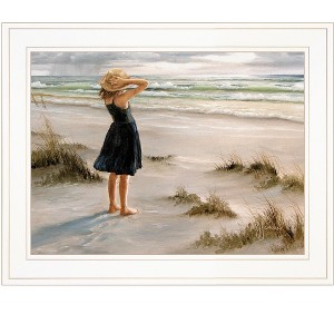 Black Dress by Georgia Janisse, Ready to Hang Framed Print, White Frame - 1 of 3
