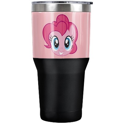 My Little Pony Pinky Pie Head Steel Tumbler 30oz Coffee Travel Mug