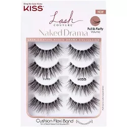 KISS Lash Couture Naked Drama Collection Fake Eyelashes - Ruffle - 4 Pairs