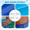 Costway Inflatable Bounce House Christmas Snowman Theme with Slide Ball Pit Basketball Rim with 680W Blower Carry Bag - 3 of 4