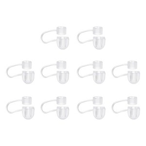 Unique Bargains Silicone Straw Tips Cover Fits 8mm/0.31 Drinking Straws 10 Pcs - 1 of 4