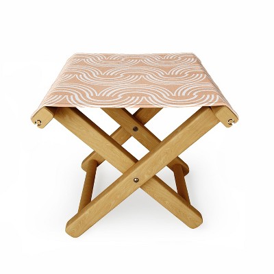 Heather Dutton Wander Desert Clay Folding Stool - Deny Designs