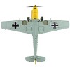 Messerschmitt Bf 109E-3 Fighter Aircraft "White 4 Unteroffizier Horst Perez" German Luftwaffe 1/48 Diecast Model by Hobby Master - 3 of 4