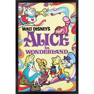 Trends International Disney Alice In Wonderland (1951) - Vibrant One Sheet Framed Wall Poster Prints - 1 of 4