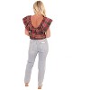 Women's Rustic Retreat Plaid Babydoll Top - day + moon - 3 of 4