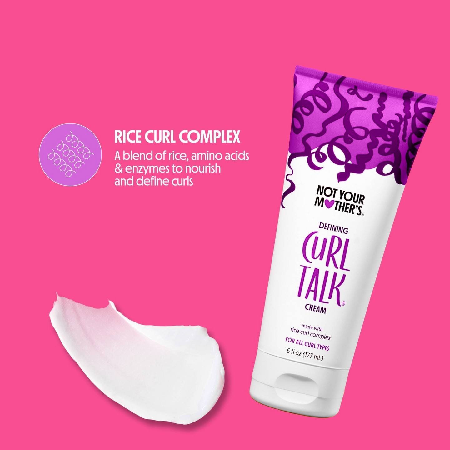 Крем для локонов Not Your Mother's Curl Talk, 6 fl oz, цвет: Кремовый — фото 5