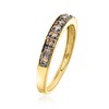 Ross-Simons 0.25 ct. t.w. Brown Diamond Ring in 18kt Gold Over Sterling - 3 of 4