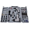 71 piece set of pneumatic tool kit,including storage box,impact wrench, pneumatic ratchet,grinder,pneumatic hammer, hose accessories - 2 of 4