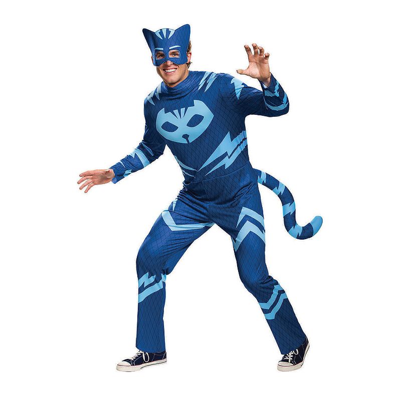 Mens PJ Masks Catboy Costume - Large/X Large - Blue, 1 of 2