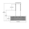 Elk Home Nadina 4 - Light Chandelier in  Silverdust Iron - 2 of 3