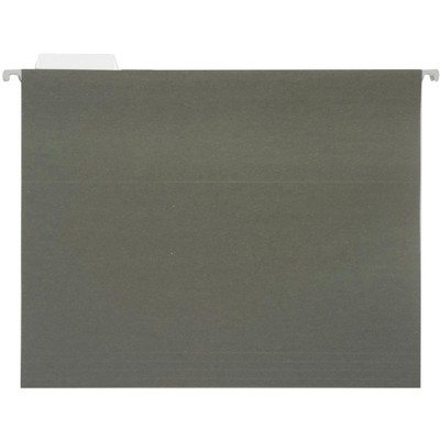 Pendaflex Essentials Hanging File Folder, 1/3 Cut, Legal Size, Standard Green, Pack of 25