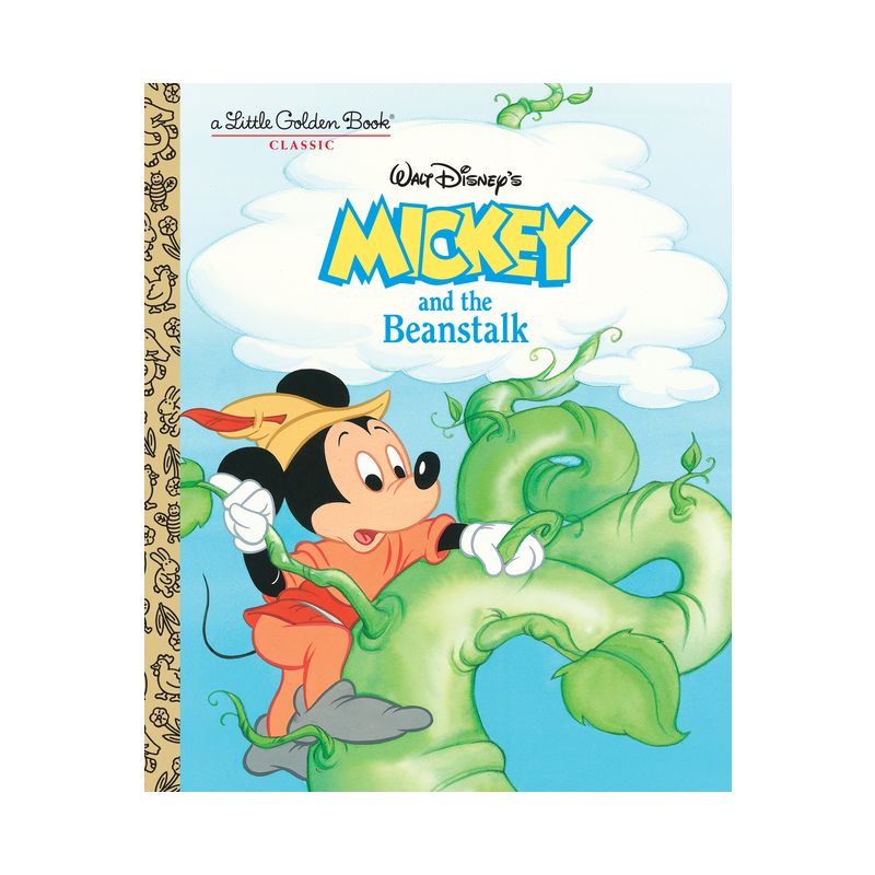 Mickey and the Beanstalk (Disney Classic) - (Little Golden Book) by  Dina Anastasio (Hardcover), 1 of 2