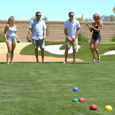 GoSports Multicolor Resin Bocce Ball Set with Carrying Case