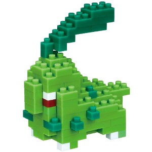 Kawada Nanoblock Pokemon Series Chikorita Micro-Sized Building Block Set - 1 of 1