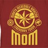 Women's Marvel Mother's Day Mighty Mom Badge  T-Shirt -  - - 2 of 4