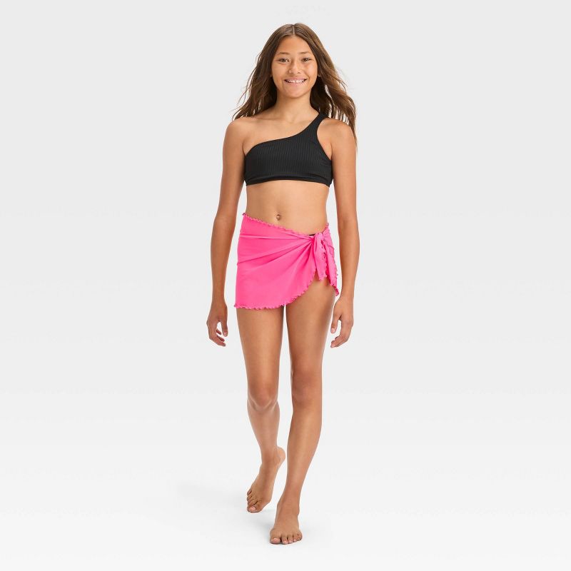 Girls&#39; Solid Cover Up Bottom - Cat &#38; Jack&#8482;, 4 of 5