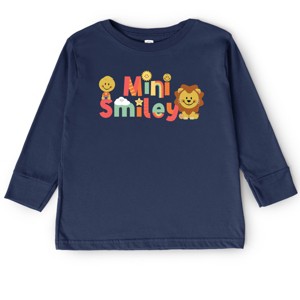 The Juniper Shop Mini Smiley Icons Lion Toddler Long Sleeve Tee - 1 of 4