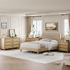 Jojoka 3/6/7 Drawer Rattan Dresser, Boho Wooden Chest for Bedroom, Storage Organizer for Nursery, Living Room, Entryway - 4 of 4