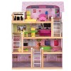 Costway Doll Cottage Dollhouse w/ Furniture Kids Wood House Playset Children Toy - 4 of 4