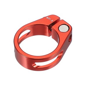Unique Bargains Aluminum Alloy Quick-Release Mountain Road Bike Seat Post Clamp - 1 of 4
