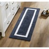 Hotel Bath Rug 100% Premium Cotton Tufted Two Tone Reversible Bathroom Rug, Soft & Water Absorbent, Machine Washable Bath Mat - 2 of 4