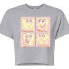 Women's - Spongebob Squarepants - Cute Face Grid Cropped Graphic T-Shirt - 2 of 4