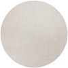 HomeRoots 6' Ivory Round Indoor Shag Rug - 4 of 4