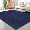 Solid Shaggy Rug Modern Indoor Carpet Fluffy Plush Rug Shag Area Rug Home Decor - 2 of 4