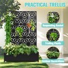TOAOTBNBO Metal Raised Garden Bed with Star Pattern, Outdoor Planter Box with Wheels, Modern Privacy Screen for Garden and Patio - 4 of 4
