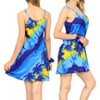 HAPPY BAY Women's Vacay Holiday Beach Summer Beachwear Sleeveless Casual Dress Honeymoon Nightshirts Mini Slip Nighty 00 Aqua_AC36 - 2 of 4