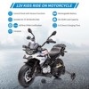 Jojoka 12V Kids Ride-On Motorcycle with Training Wheels, LED Lights & Music, Electric Ride-On Toy for Boys & Girls - 4 of 4