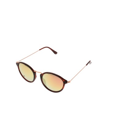 Women's Metal Round Sunglasses - Universal Thread™ Black/Gold