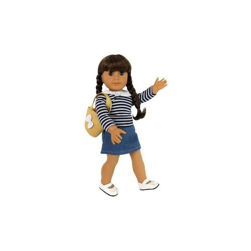Dress Along Dolly Casual School Day Outfit for American Girl Doll, 3 of 4