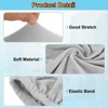 Unique Bargains Elastic Living Room Bedroom Square Foot Stool Cover - 3 of 4