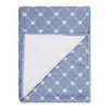 Bone Dry Microfiber Trellis Printed Pet Towel 3 Piece Set, Stonewash Blue - 4 of 4
