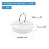 Unique Bargains Bathroom Kitchen Laundry Rubber Hanging Ring Sink Bathtub Drain Stoppers - 2 of 4
