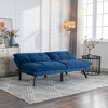 KTMBDW Upholstered Modern Folding Futon, Reclining Sofa Bed for Apartment - 3 of 4