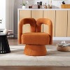 NicBex 360 Degree Swivel Chair Cuddle Barrel Accent Chair Upholstered Armchair for Living Room, Bedroom, Office - 2 of 4