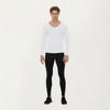 Anna-Kaci Active Men's Long Sleeve V-Neck Compression Shirt with Stretch Performance Fabric and Athletic Fit - 3 of 4