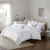 PAGED Twin/Twin XL Comforter Set 4 Piece Metallic Printed Bedding Sets, Bed in a Bag with 1 Quil, 1 Shams and 2 Decorative Pillows for Bedroom - 2 of 4