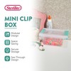 Sterilite Clip Box, Stackable Storage Bin with Latching Lid, Plastic Container to Organize Office, Crafts, Home, Clear Base and Lid - 2 of 4