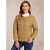 INSPIRE CHIC Women's Lightweight Button Down Packable Long Sleeve Puffer Jacket - 3 of 4