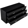 XIYUYEU Modern Drawer Double Dressers with Metal Handles,Chest of Drawers for Bedroom,Living Room,Hallway - 2 of 4