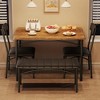 Dining Table Set for 4, Kitchen Table and Chairs for 4 - 4 of 4