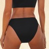 Women's Mid-Waisted High-Cut Bikini Bottoms for Effortless Beach Style - Cupshe - 3 of 4